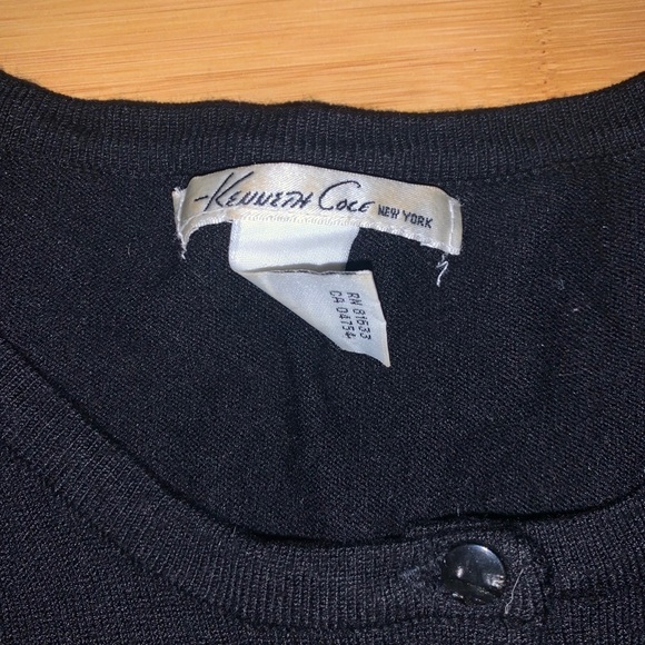 Black button up cardigan - Picture 2 of 2
